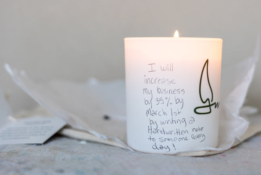 Candle burning